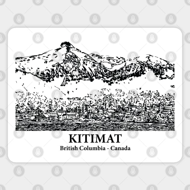 Kitimat - British Columbia Magnet by Lakeric